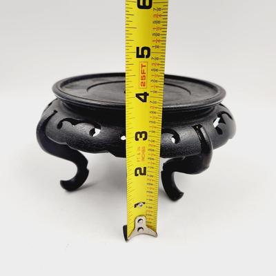 FANTASTIC WOODEN BASE VASE / CANDLE HOLDER #4