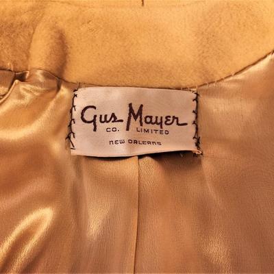 Lot #120  Vintage Gus Mayer Ladies Coat