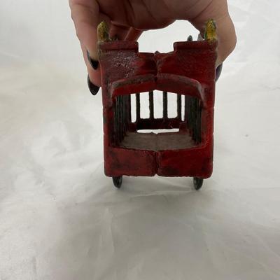 -202- VINTAGE | 1920â€™s Cast Iron Overland Circus Wagon