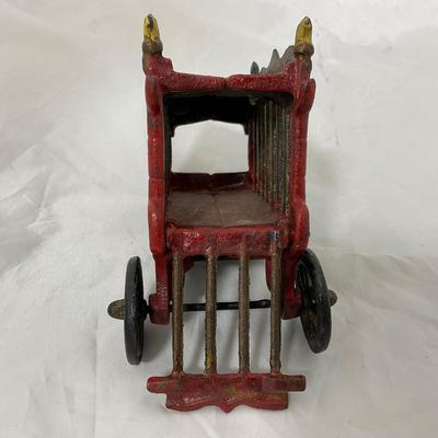 -202- VINTAGE | 1920â€™s Cast Iron Overland Circus Wagon