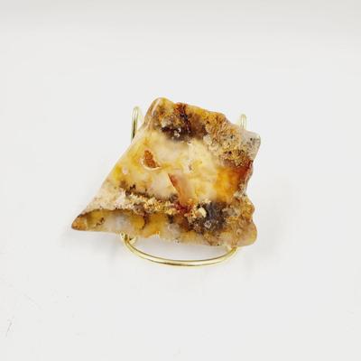 SLICED PLUME AGATE ROCK