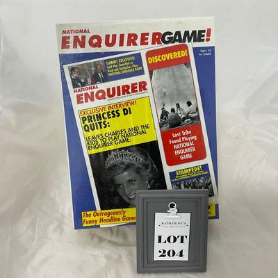 -204- COLLECTIBLE | National Enquirer Game | Factory Sealed