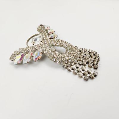 ABSOLUTELY STUNNING RHINESTONE STYLE GUARDIAN ANGEL PIN