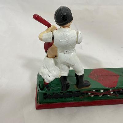 -207- COLLECTIBLE | Cast Iron Baseball Bank