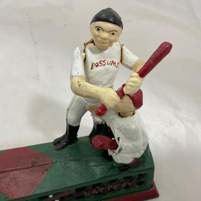 -207- COLLECTIBLE | Cast Iron Baseball Bank