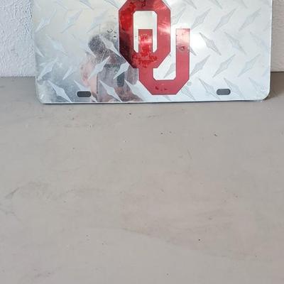 OU license  plate
