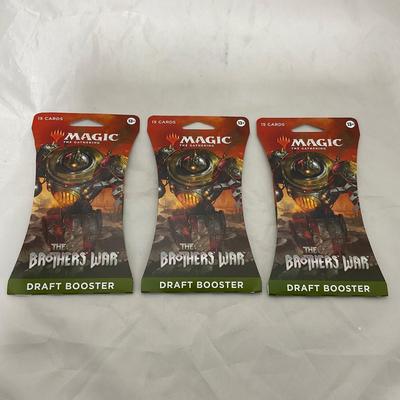 -212- COLLECTIBLE | Three Magic Brothers War Packs | Unopened