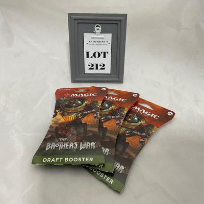-212- COLLECTIBLE | Three Magic Brothers War Packs | Unopened