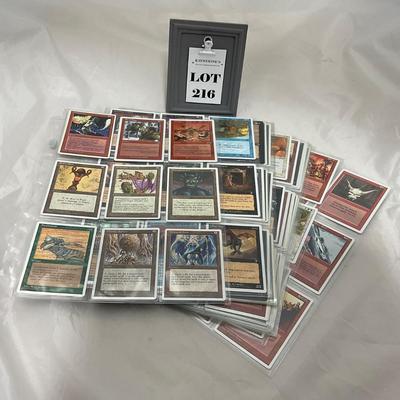 -216- COLLECTIBLE | 1990â€™s Magic The Gathering Cards