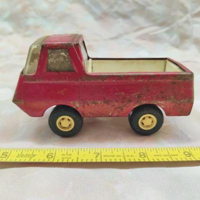 VINTAGE 1970'S TONKA MINI RED PICKUP TRUCK