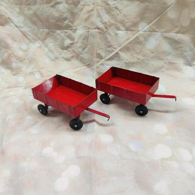 VINTAGE ERTL METAL FARM WAGON LOT