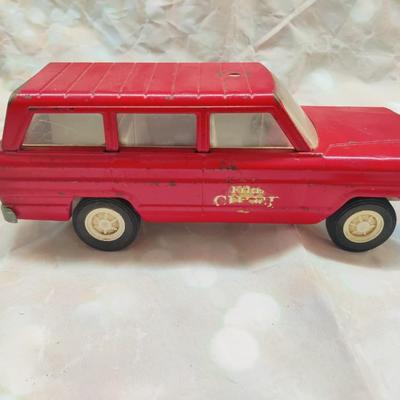 VINTAGE 1960/70'S TONKA FIRE CHIEF JEEP WAGONEER