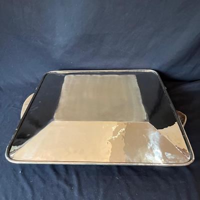 Silver Tray with Horn Handles (LR-MG)