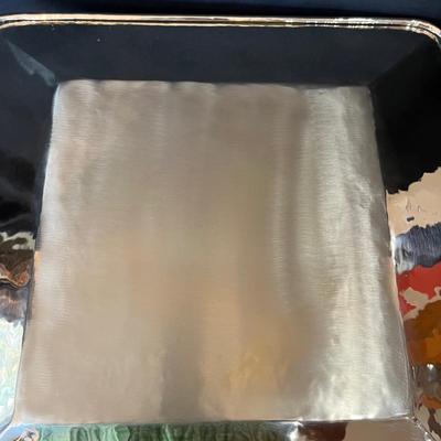 Silver Tray with Horn Handles (LR-MG)
