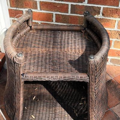 Rattan Style Patio Table (P-RG)