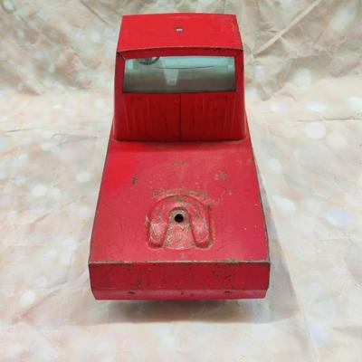 VINTAGE 1970'S NYLINT FIRE DEPARTMENT RED FIRE TRUCK W/ LADDERS