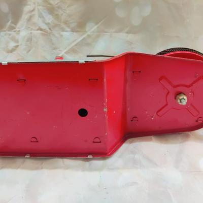 VINTAGE 1970'S NYLINT FIRE DEPARTMENT RED FIRE TRUCK W/ LADDERS
