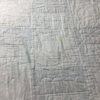 966 Vintage Ship Nautical Quilt 80â€ x 100â€