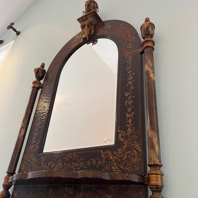 Large Arched Beveled Glass Mirror (LR-MG)
