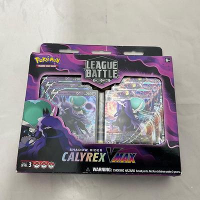 -249- COLLECTIBLE | PokÃ©mon League Battle Shadow Rider Calyrex VMAX | Factory Set