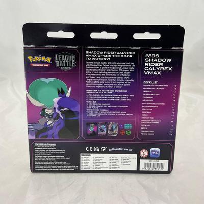 -249- COLLECTIBLE | PokÃ©mon League Battle Shadow Rider Calyrex VMAX | Factory Set