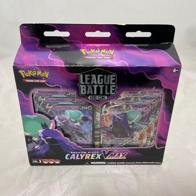 -249- COLLECTIBLE | PokÃ©mon League Battle Shadow Rider Calyrex VMAX | Factory Set