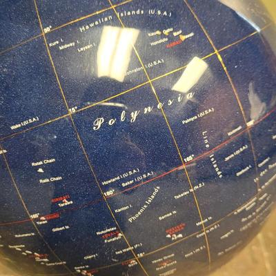 Blue Lapis Gemstone Globe (B-CE)