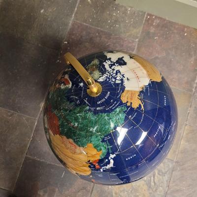 Blue Lapis Gemstone Globe (B-CE)