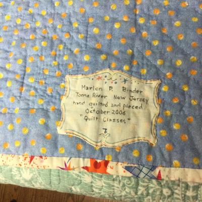 969 Quilt Wall Hanging Starburst 29â€ x 29â€ Artist Signed