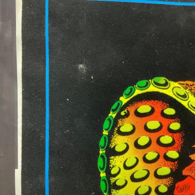 -254- COLLECTIBLE | Vintage Blacklight Cobra Poster