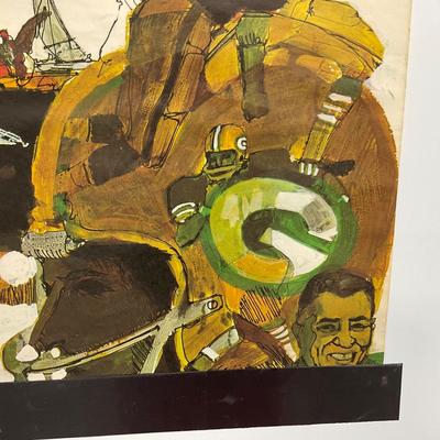 -258- SPORTS | 1960â€™s Green Bay Packers Poster