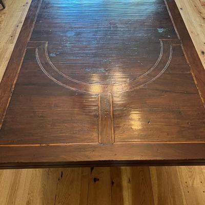 Large Wood Dining Table by Century (DR-MK)