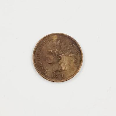 1 - 1881 INDIAN HEAD PENNY