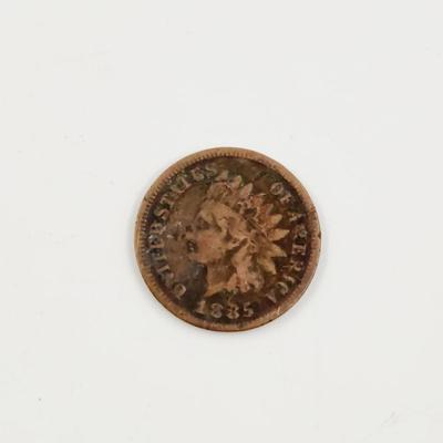 1 - 1885 INDIAN HEAD PENNY