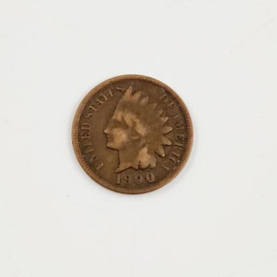 1- 1900 INDIAN HEAD PENNY