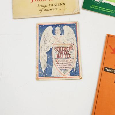 VINTAGE FOOD & MORE COLLECTABLE BOOKLETS