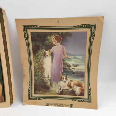 1920 - 30s YOUNG LADIES ART PRINTS