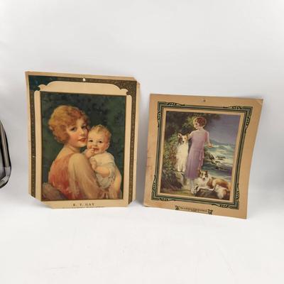 1920 - 30s YOUNG LADIES ART PRINTS