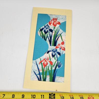 VINTAGE JAPANESE ART CARD W/ ADDRESS