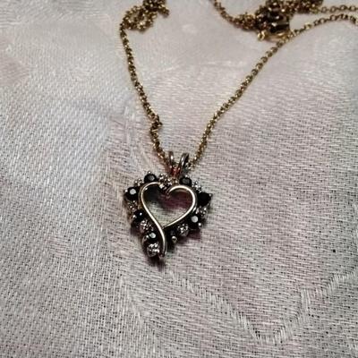 Ross Simons Sapphire and Diamond 20" Gold Vermeil Necklace