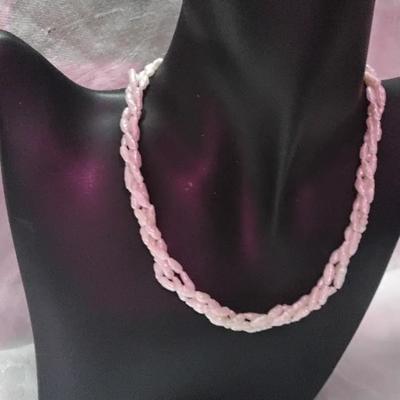 Beautiful Danecraft 16" Torsade Keshi Pearl Necklace with 14K Clasp