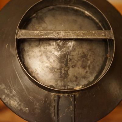 18th CENTURY MIRRORED BACK TIN CANDLE LAMP WALL MOUNT