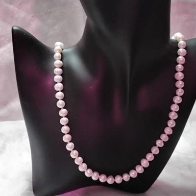 Very High Sheen 7.5 mm 24" 18K GP Clasp
