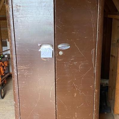 Vintage Blue Bilt Metal Cabinet