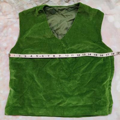VINTAGE VELVETY SIDE ZIPPING SHORT SLEEVE TOP