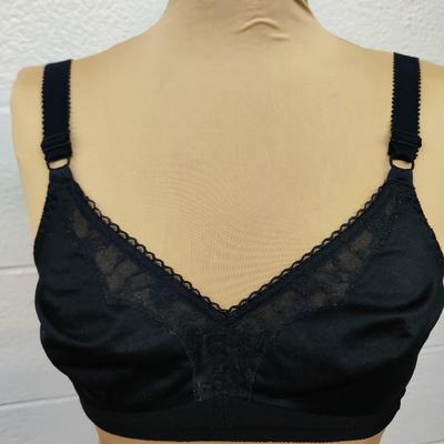 VINTAGE BLACK BULLET STYLE BRA