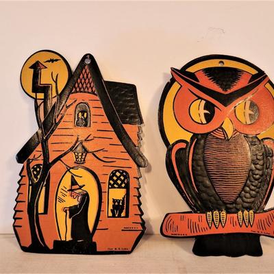 Lot #122 Vintage Lot of 2 Halloween Die-Cuts - 1960's