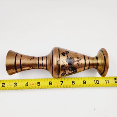 2 TONE BRASS ECLECTIC ETCHED BRASS