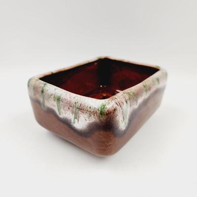 BEAUTIFULLY GLAZED RECTANGULAR #615 PLANTER