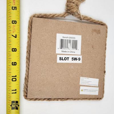 FANTASTIC "SIGN OF THE TIMES" TRIVET WALL HANGING